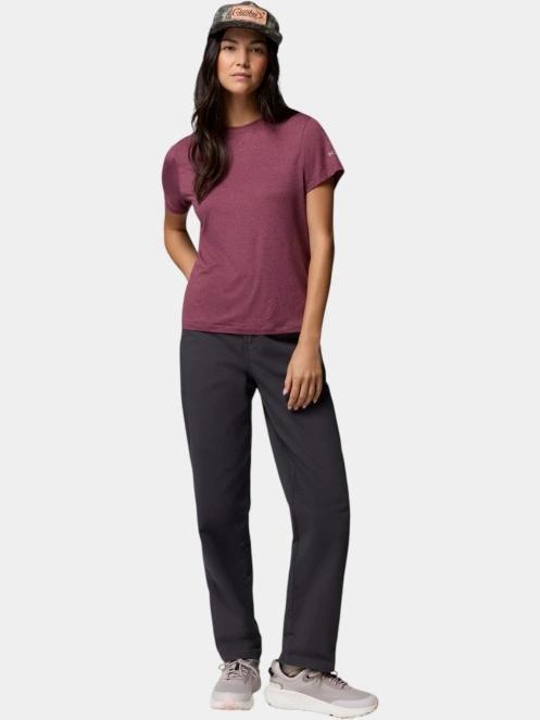 Columbia Parsons Point  Short Sleeve Logo Tee női rövid ujjú sport póló lila színben 5