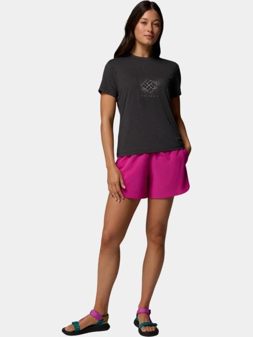 Columbia Parsons Point Short Sleeve Graphic Tee női rövid ujjú póló fekete színben 5