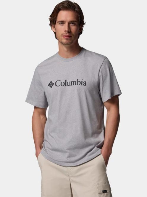 Columbia CSC Basic Logo Tee férfi rövid ujjú póló szürke színben 2