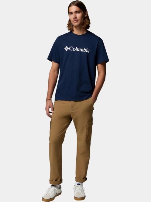 Columbia CSC Basic Logo Tee férfi rövid ujjú póló sötétkék színben 5
