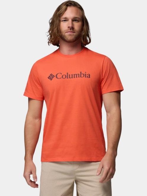 Columbia CSC Basic Logo Tee férfi rövid ujjú póló narancssárga színben 2