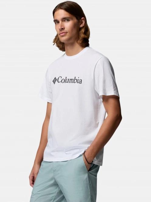 Columbia Csc Basic Logo Tee férfi rövid ujjú póló fehér színben 3