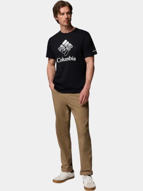 Columbia CSC Seasonal Graphic Tee férfi rövid ujjú póló fekete színben 5