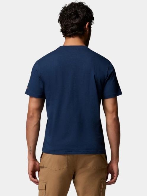 Columbia CSC Seasonal Graphic Tee férfi rövid ujjú póló sötétkék színben 4