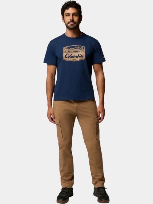 Columbia CSC Seasonal Graphic Tee férfi rövid ujjú póló sötétkék színben 5