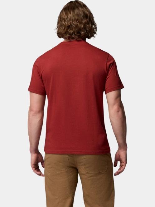 Columbia CSC Seasonal Graphic Tee férfi rövid ujjú póló piros színben 4