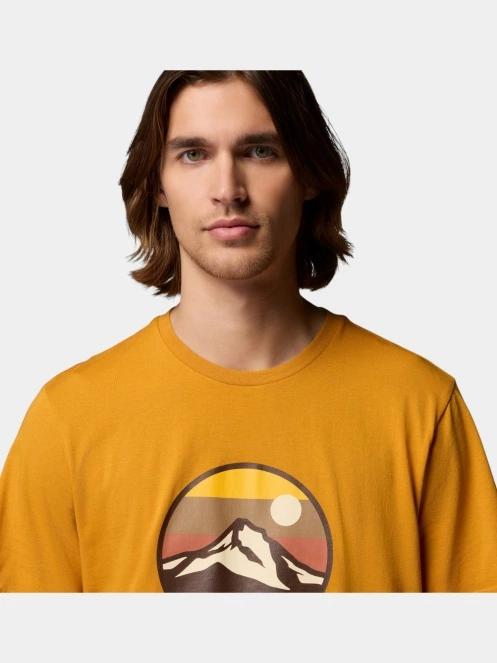 Columbia CSC Seasonal Graphic Tee férfi rövid ujjú póló narancssárga színben 6