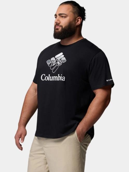 Columbia CSC Seasonal Graphic Tee férfi rövid ujjú póló fekete színben 3