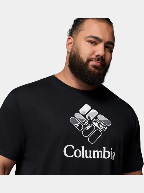 Columbia CSC Seasonal Graphic Tee férfi rövid ujjú póló fekete színben 6