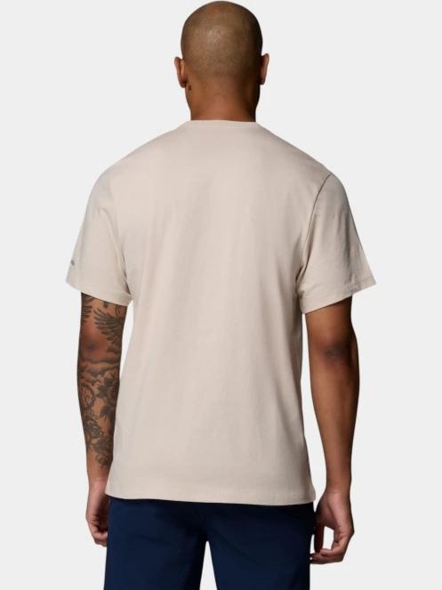 Columbia CSC Seasonal Graphic Tee férfi rövid ujjú póló homok színben 4