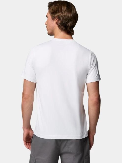 Columbia Parsons Point Short Sleeve Logo Tee férfi rövid ujjú sport póló fehér színben 4