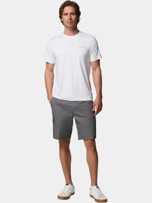 Columbia Parsons Point Short Sleeve Logo Tee férfi rövid ujjú sport póló fehér színben 5