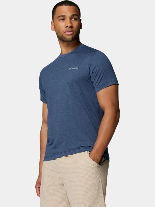 Columbia Parsons Point Short Sleeve Logo Tee férfi rövid ujjú sport póló sötétkék színben 3