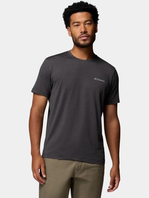 Columbia Parsons Point  Short Sleeve Logo Tee férfi rövid ujjú sport póló fekete színben 2