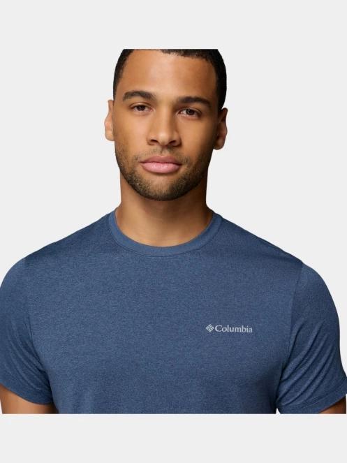 Columbia Parsons Point  Short Sleeve Logo Tee férfi rövid ujjú sport póló sötétkék színben 6