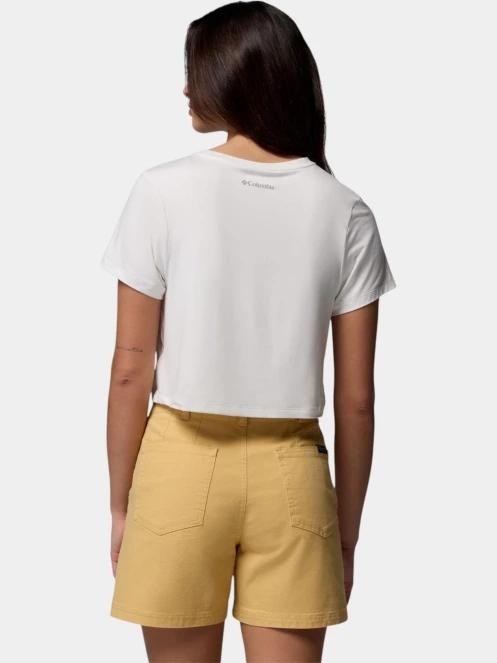 Columbia Parsons Point Short Sleeve Tee női rövid ujjú póló fehér színben 4