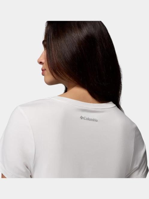 Columbia Parsons Point Short Sleeve Tee női rövid ujjú póló fehér színben 7