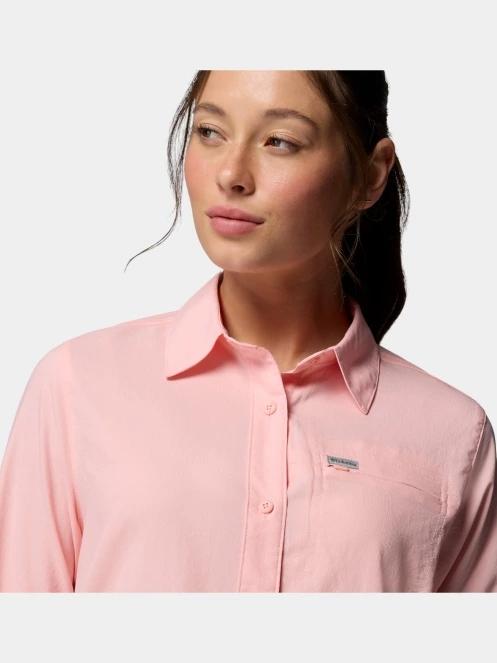 Columbia Silver Ridge Utility II Long Sleeve Shirt női hosszú ujjú ing rózsaszín színben 9