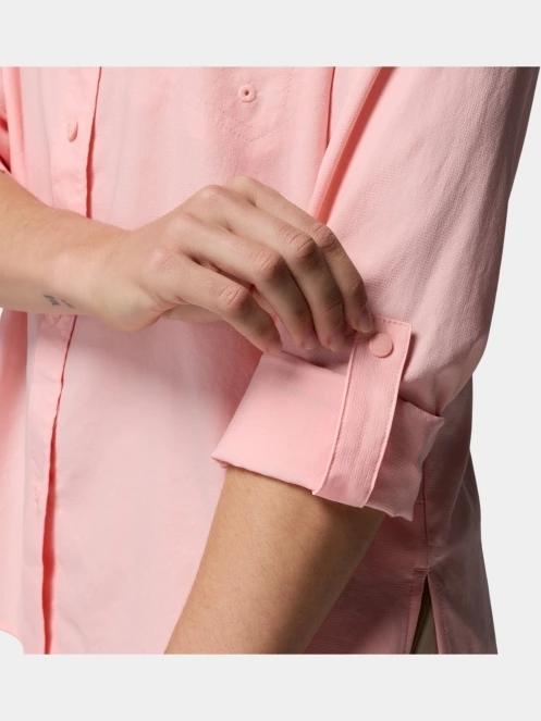 Columbia Silver Ridge Utility II Long Sleeve Shirt női hosszú ujjú ing rózsaszín színben 10