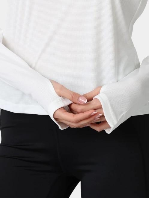 Columbia Stealth Spring Long Sleeve Hoodie női hosszú ujjú sport póló fehér színben 5