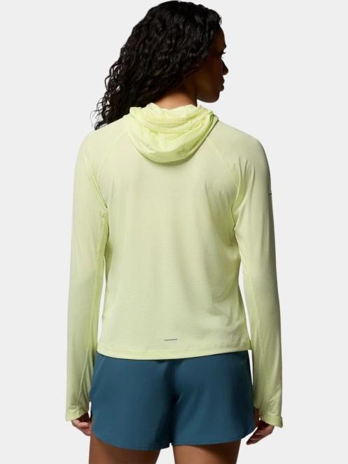 Columbia Stealth Spring Long Sleeve Hoodie női hosszú ujjú sport póló sárga színben 4