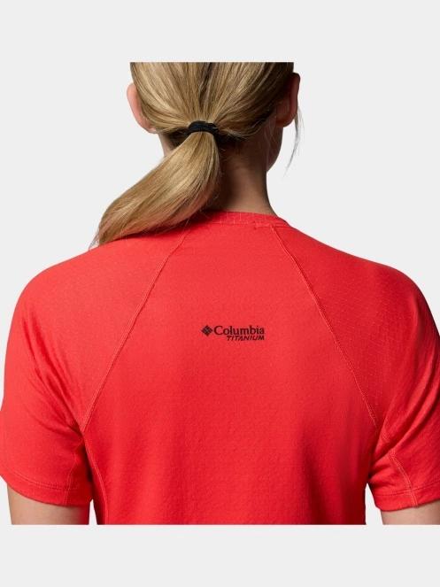 Columbia Driventure Short Sleeve női rövid ujjú sport póló piros színben 8