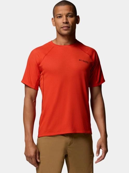 Columbia Driventure Short Sleeve férfi rövid ujjú sport póló piros színben 2