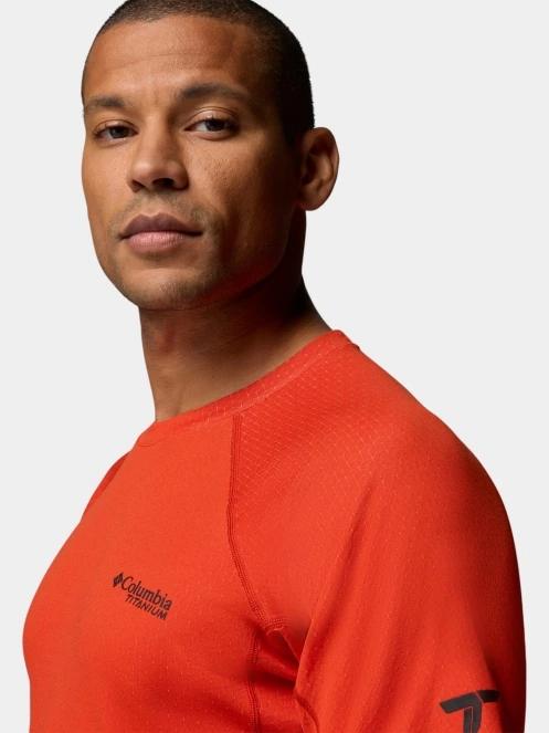 Columbia Driventure Short Sleeve férfi rövid ujjú sport póló piros színben 9