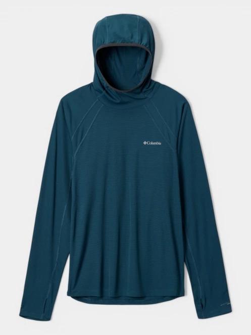 Columbia Stealth Spring Long Sleeve Hoodie férfi hosszú ujjú sport póló kék színben 3