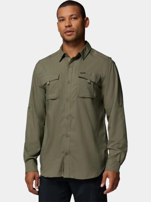 Columbia Silver Ridge Utility II Long Sleeve Shirt férfi hosszú ujjú ing sötétzöld színben 2
