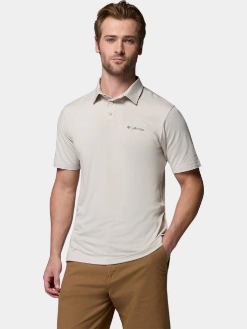 Columbia Parsons Point Polo férfi galléros póló homok színben 2