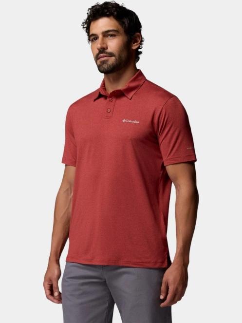 Columbia Parsons Point Polo férfi galléros póló piros színben 3