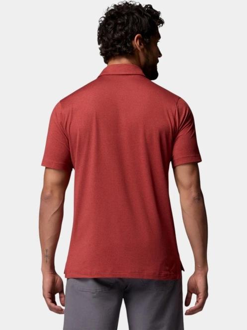 Columbia Parsons Point Polo férfi galléros póló piros színben 4