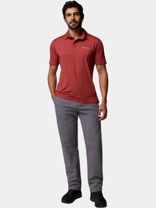 Columbia Parsons Point Polo férfi galléros póló piros színben 5