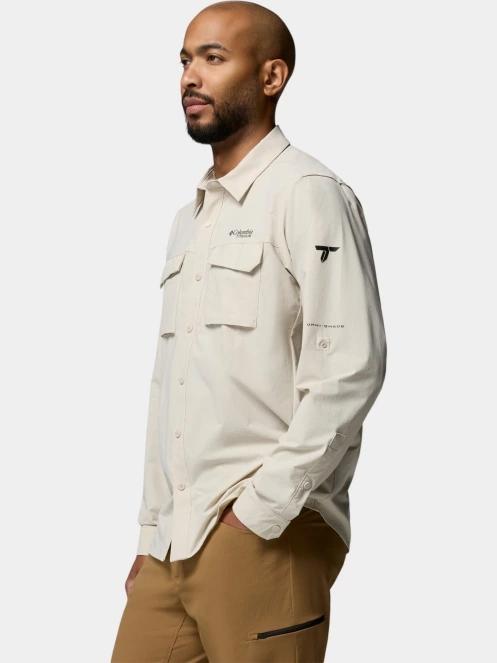 Columbia Silver Ridge Elite Long Sleeve Woven férfi hosszú ujjú ing homok színben 3