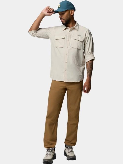 Columbia Silver Ridge Elite Long Sleeve Woven férfi hosszú ujjú ing homok színben 5