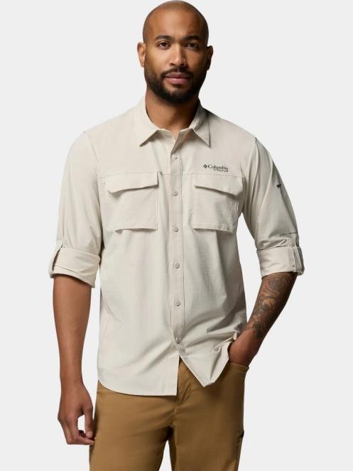 Columbia Silver Ridge Elite Long Sleeve Woven férfi hosszú ujjú ing homok színben 6