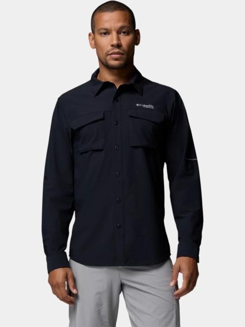 Columbia Silver Ridge Elite Long Sleeve Woven férfi hosszú ujjú ing fekete színben 2