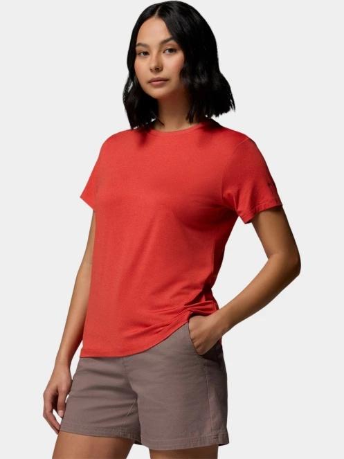 Columbia Parsons Point Back Graphic Tee női rövid ujjú póló piros színben 3