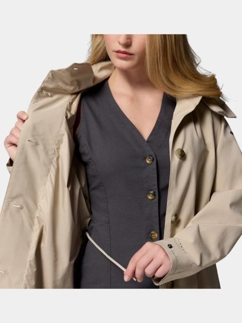 Columbia Amazetrench Rain Jacket női esőkabát homok színben 8