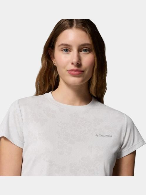 Columbia Bluebird Canyon II Short Sleeve Crew női rövid ujjú sport póló fehér színben 6