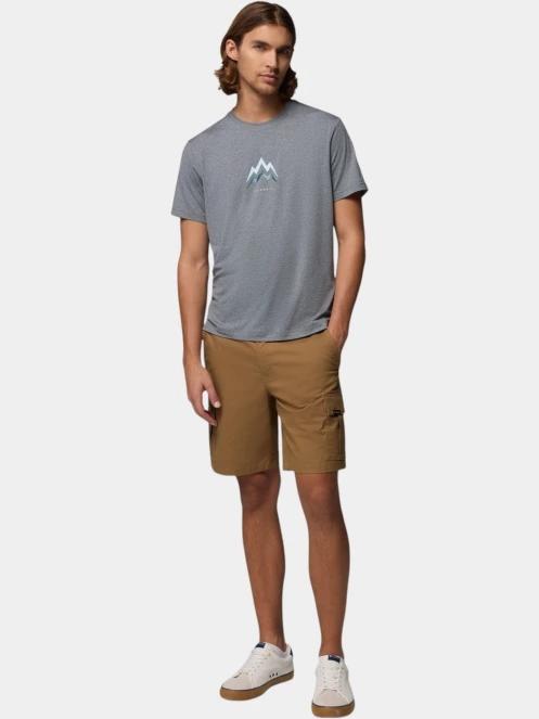 Columbia Parsons Point Short Sleeve Graphic Tee férfi rövid ujjú sport póló szürke színben 6