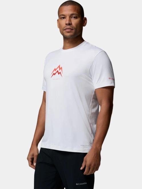 Columbia Parsons Point Short Sleeve Graphic Tee férfi rövid ujjú sport póló fehér színben 3
