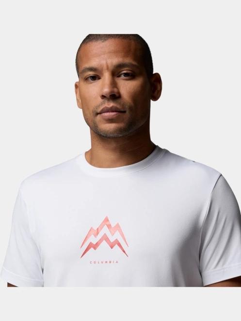 Columbia Parsons Point Short Sleeve Graphic Tee férfi rövid ujjú sport póló fehér színben 6