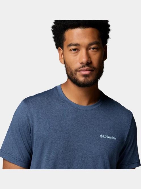 Columbia Parsons Point Short Sleeve Back Graphic Tee férfi rövid ujjú sport póló sötétkék színben 5