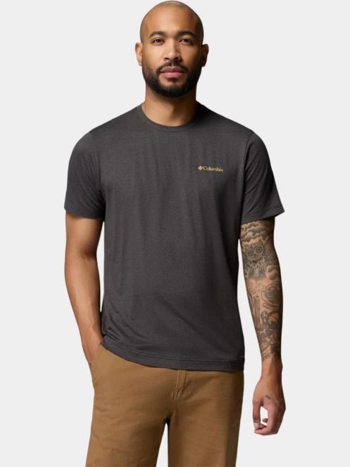 Columbia Parsons Point Short Sleeve Back Graphic Tee férfi rövid ujjú sport póló fekete színben 2