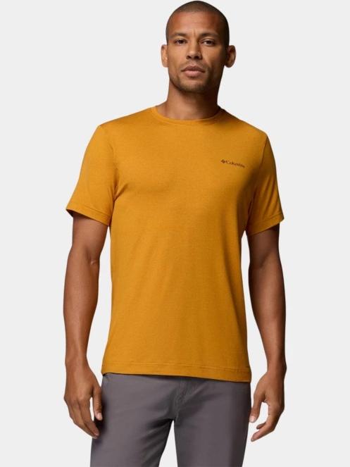 Columbia Parsons Point Short Sleeve Back Graphic Tee férfi rövid ujjú sport póló narancssárga színben 2