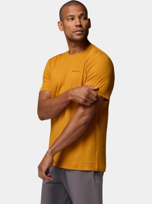 Columbia Parsons Point Short Sleeve Back Graphic Tee férfi rövid ujjú sport póló narancssárga színben 3