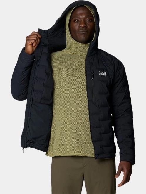 Mountain Hardwear StretchDown™ Hooded Jacket férfi pehelykabát fekete színben 5