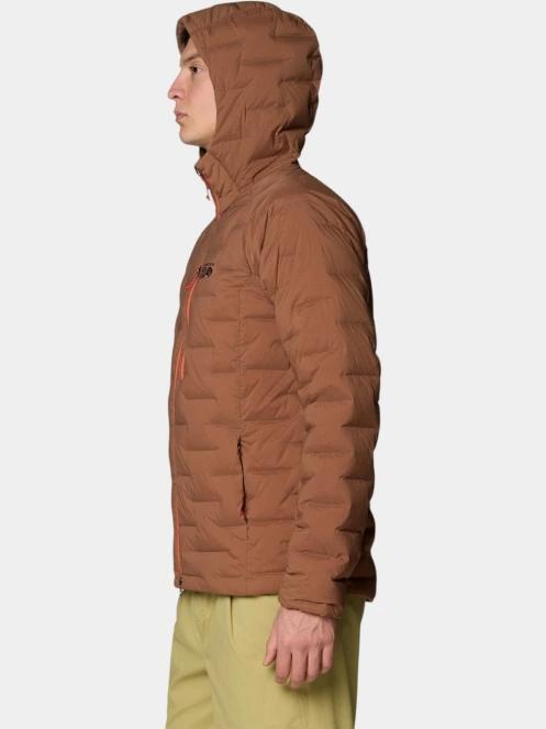 Mountain Hardwear StretchDown™ Hooded Jacket férfi pehelykabát barna színben 3